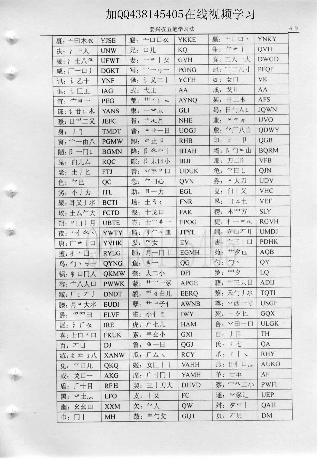 第5章第3节550个难拆分汉字 — 教材图 4 / 6